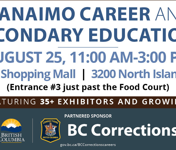 Nanaimo Career & Post-Secondary Education Event: August 25th, 2022