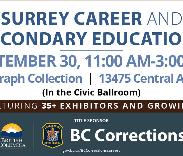 Surrey Career & Post-Secondary Education Event: September 30th, 2022